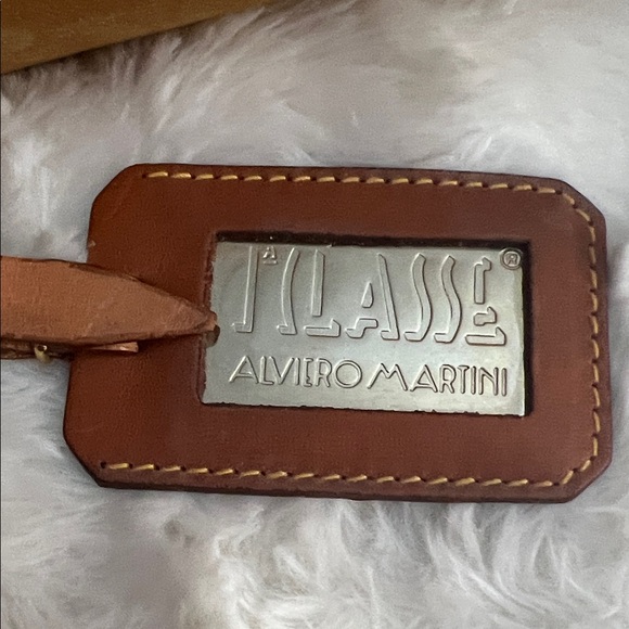 Alviero Martini Map Print Leather BostonBag - Picture 2 of 10